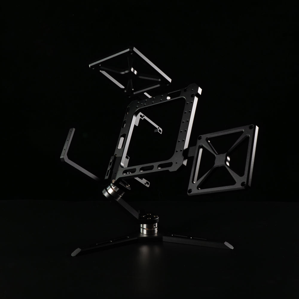 Monster Studio B30 Dual-Axis Rotating Open Frame Mini ITX Case