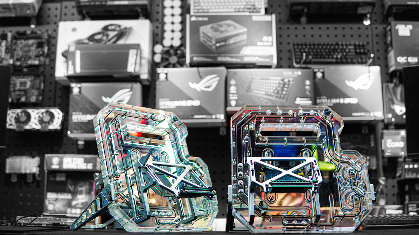 Monster X  Open Air Liquid Cooling Distro Case for ITX,MATX,ATX Motherboards