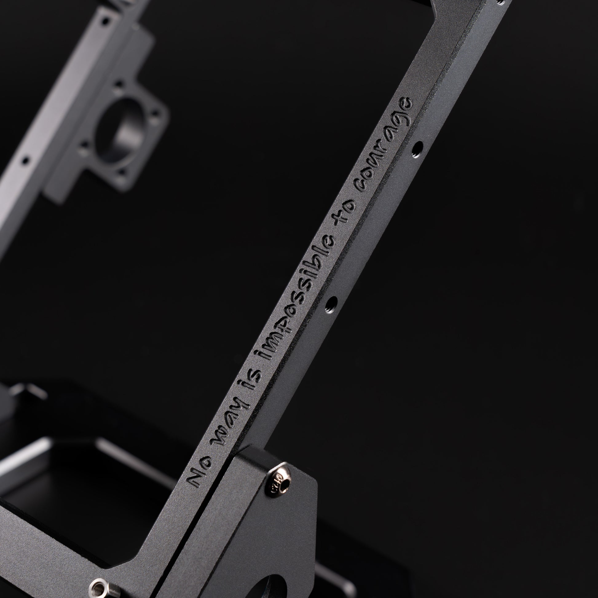 A45 open frame ITX case side profile structural design