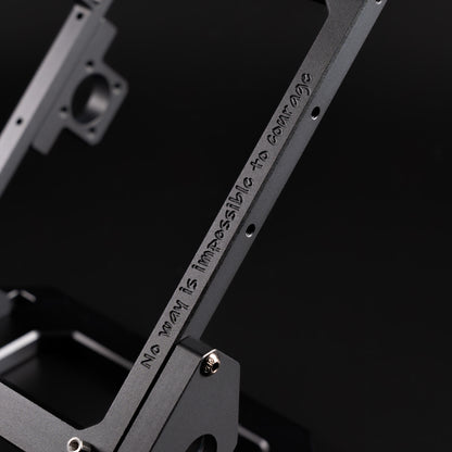 A45 open frame ITX case side profile structural design