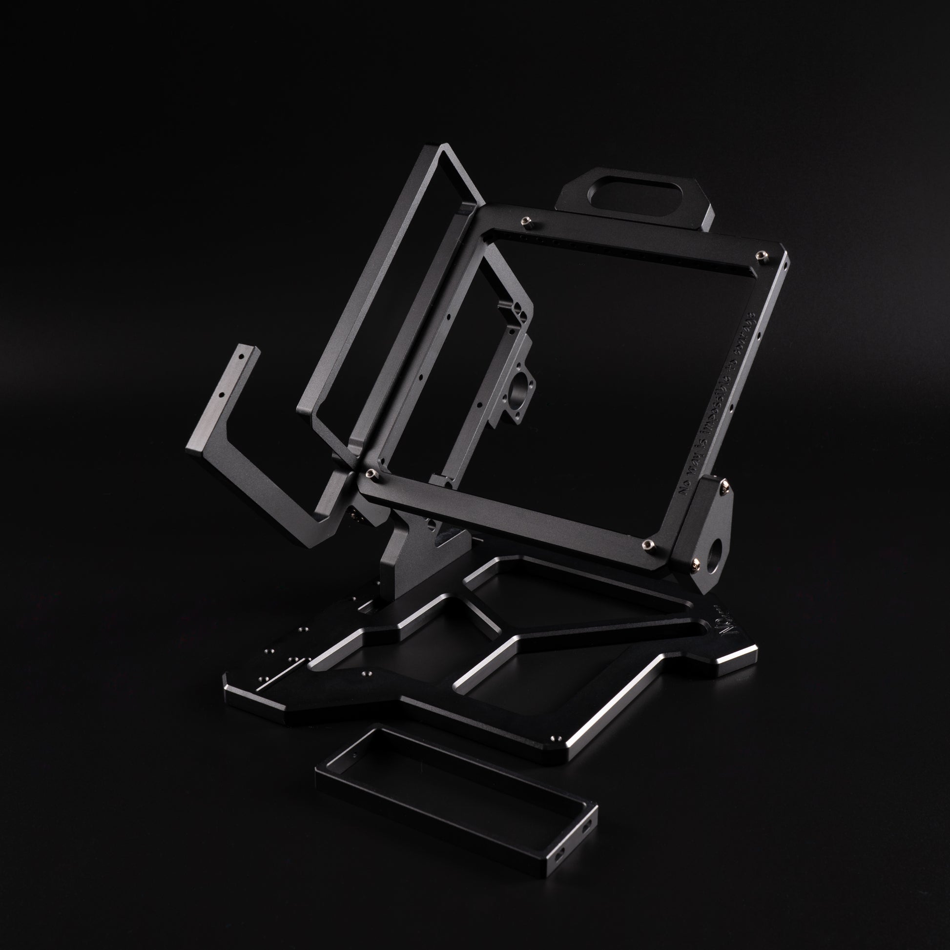 case of monsters A45 Open Frame ITX Case – 10mm Aluminum Minimal SFF Chassis – MONSTER STUDIO